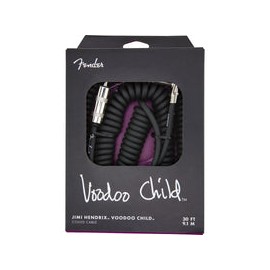 Cable Fender Voodoo Child Negro Para Instrumento 9 Metros 0990823003