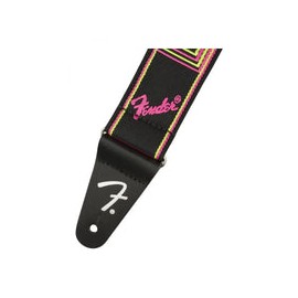 Correa Fender Para Guitarra Neon Monogram Strap Tahali Yellow Pink 0990681304