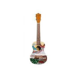 Ukulele Concierto Bamboo Bu-23 California Ukelele Con Funda