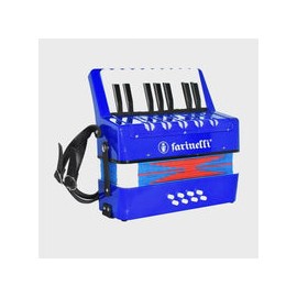 acordeon infantil farinelli 8 bajos 17 teclas azul, acjrfazn