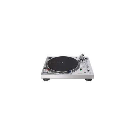Tornamesa Audiotechnica Analoga Y Usb Color Silver