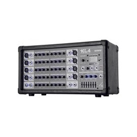 Consola Amplifica Back Stage Mezcladora 10 Canales Para lineas Y Microfono 10l4 Usb