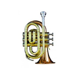 Trompeta Pocket Silvertone Sib Combinada Laqueada-cobrizada, Sltp003