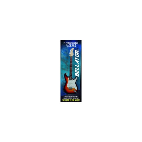 Guitarra Electrica Bellator Neg10wst sby Stratocaster Paquete Sombreada
