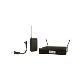 sistema inalambrico shure con microfono p/instrumento blx14r/b98-k12