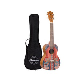 Ukelele Concierto Bamboo Vintage Bu-23 Vint Con Funda Ukulele