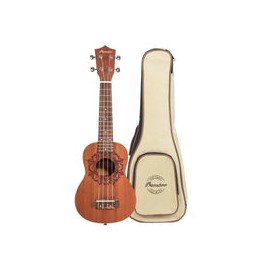 Ukulele Soprano Bamboo Bu-21 Kai Con Funda Ukelele