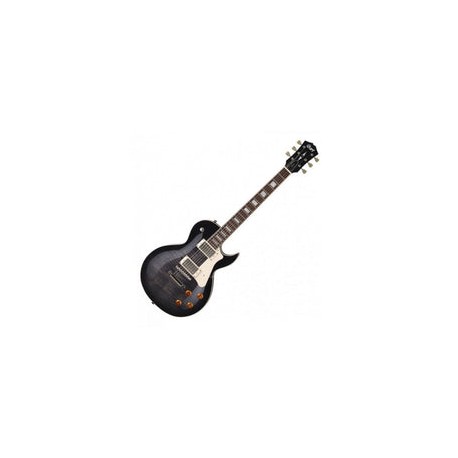 Guitarra Cort CR250-TBK Eléctrica Negra Transparente