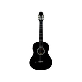 Guitarra La Sevillana A-2ebk Electroacustica Negra