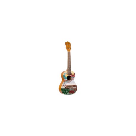 Ukulele Concierto Bamboo Bu-23 California Ukelele Con Funda