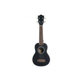 Ukulele Soprano Negro Ukelele Bamboo Bu-21ln-bk Uculele Estudio Con Funda