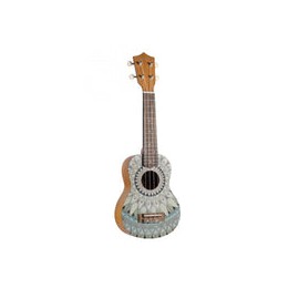 Ukulele Soprano Ukelele Bamboo Bu-21 Jade Con Funda