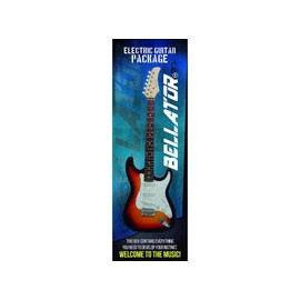 Guitarra Electrica Bellator Neg10wst sby Stratocaster Paquete Sombreada