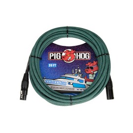 Cable Pig Hog Para Microfono Tahitian Blue 6.10mt Xlr-xlr Phm20tab